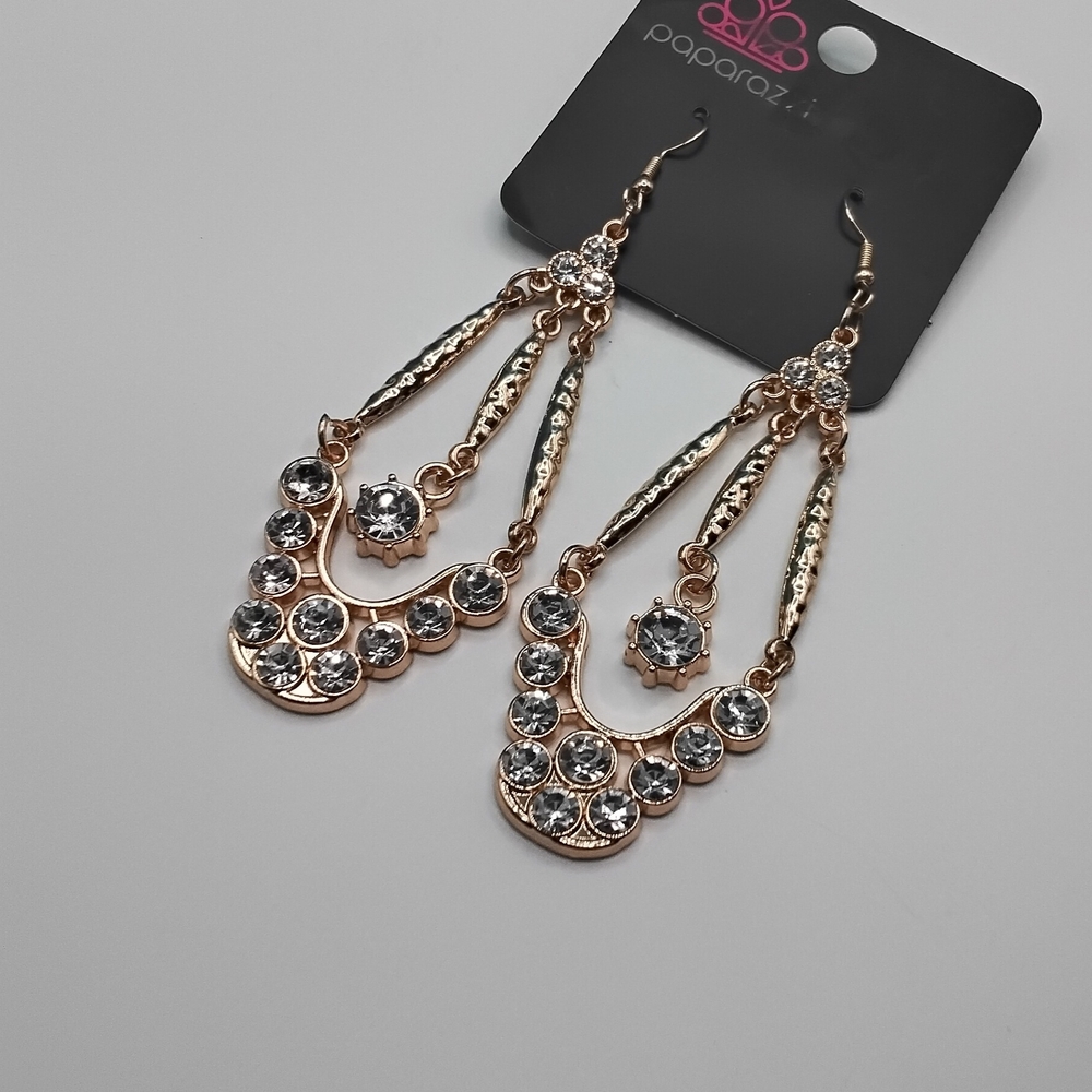 Glam Simulated Diamond Earrings
